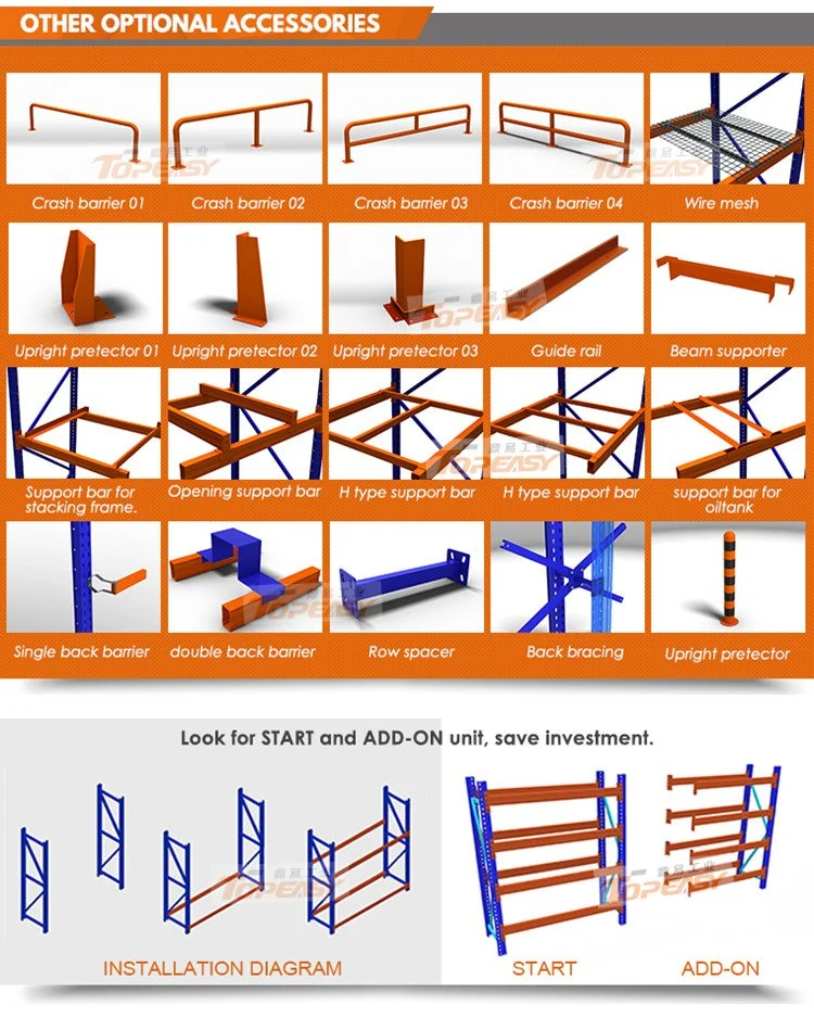 Heavy Duty Vna Pallet Racking Warehouse Storage Pigeon Hole Rack