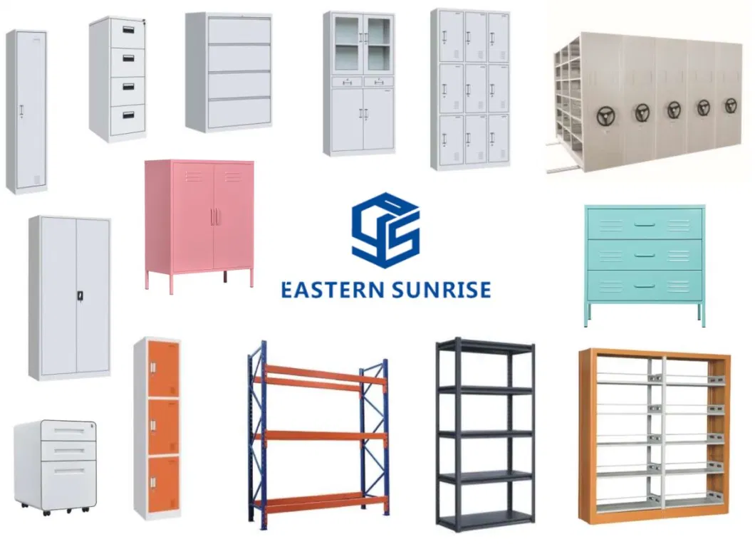 Closets with Hanging Rod, Shelf and Safe Box, Office Home Metal Multifunctional Storage Cabinet