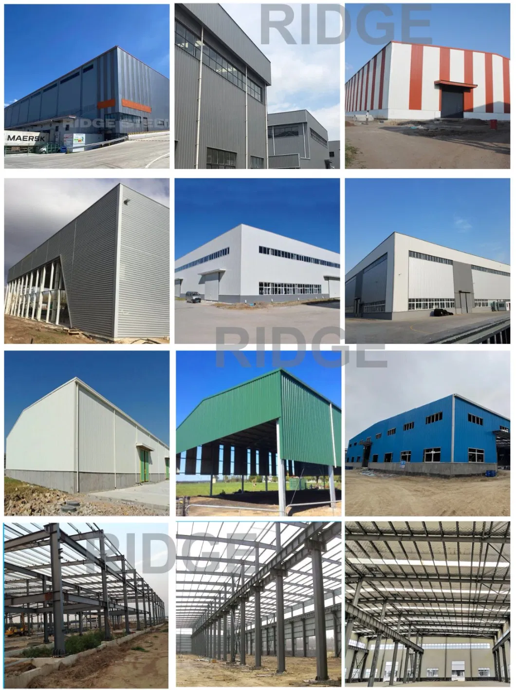 Prefab Warehouse / Workshop / Hangar / Hall Steel Structure Price Workshop Storage