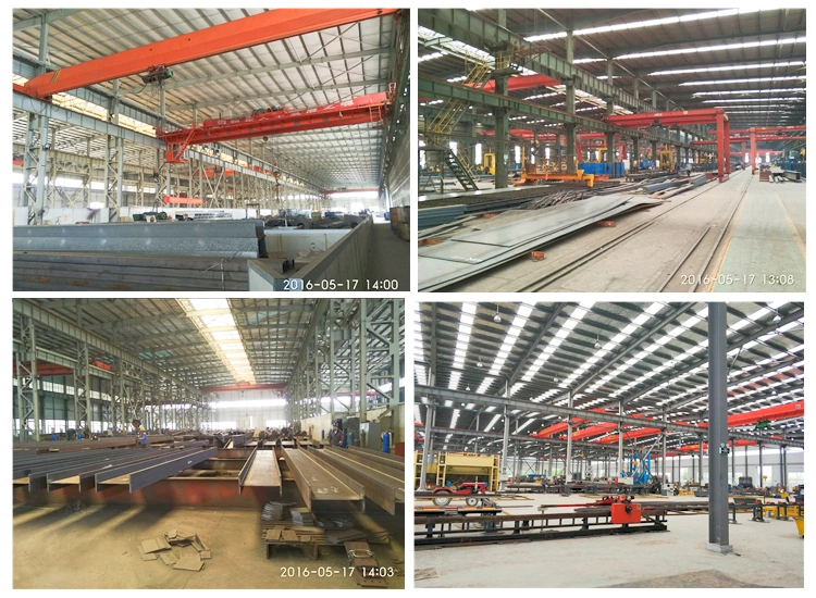 Galvanized Shed Q235 Q355 H Section Steel Structure Storage Metal Construction for Prefab Warehouse Workshop